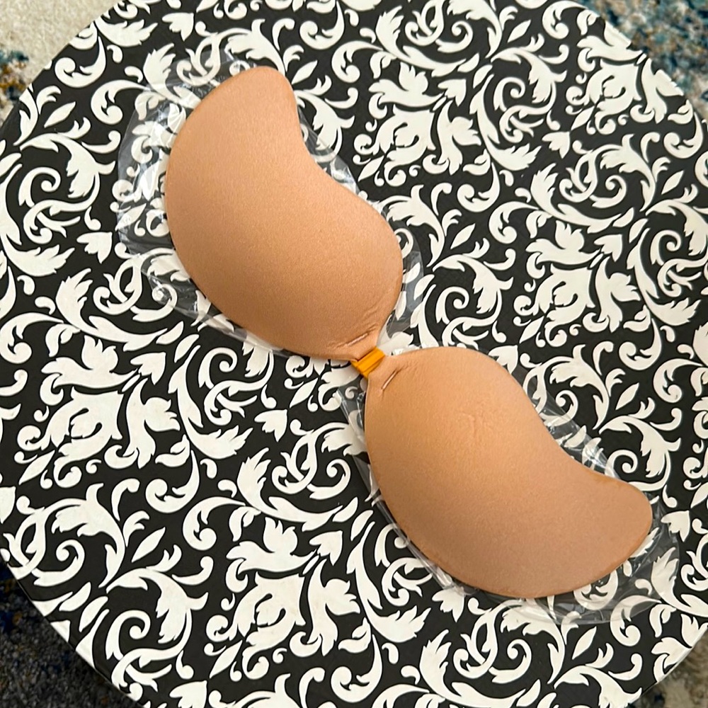 Strapless stick on bra